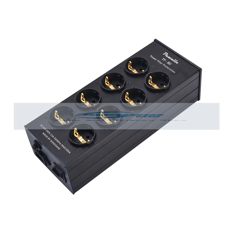 

AIYIMA SMSL PAWALLE 3000W 15A Paiwa TP80 filtro de alimentacion europeo de 8 bits enchufe purificador Audio filtro duplex 2 etap