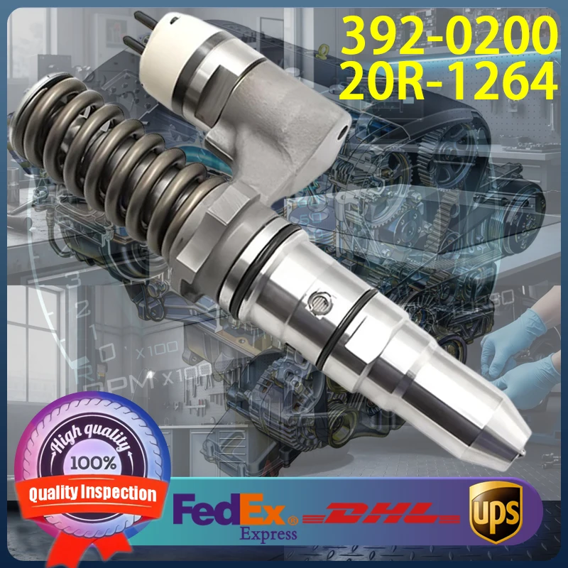 Injecteur de carburant Diesel de haute qualité 392 – 0200, 20R-1264, pour moteur Caterpillar CAT 3508 3508B 3512B 3516B 3561B 3152C 3156C
