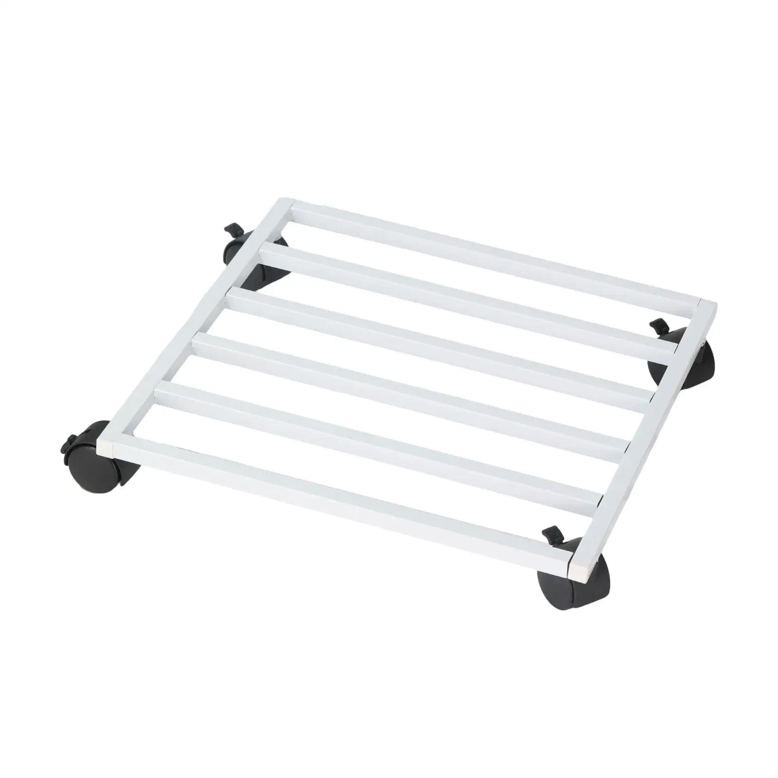 Flower Pot Stand with Wheel Rolling Plant Stand Metal Rack Heavy Duty Portable Plants Rack Planter Holder Base for Backyard