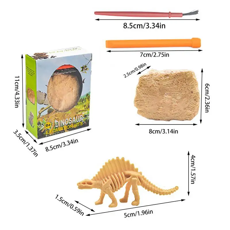 Educational Dinosaur Excavation Toys Archaeological Dig DIY Assembly Model For Boys Girls Birthday Christmas Gifts