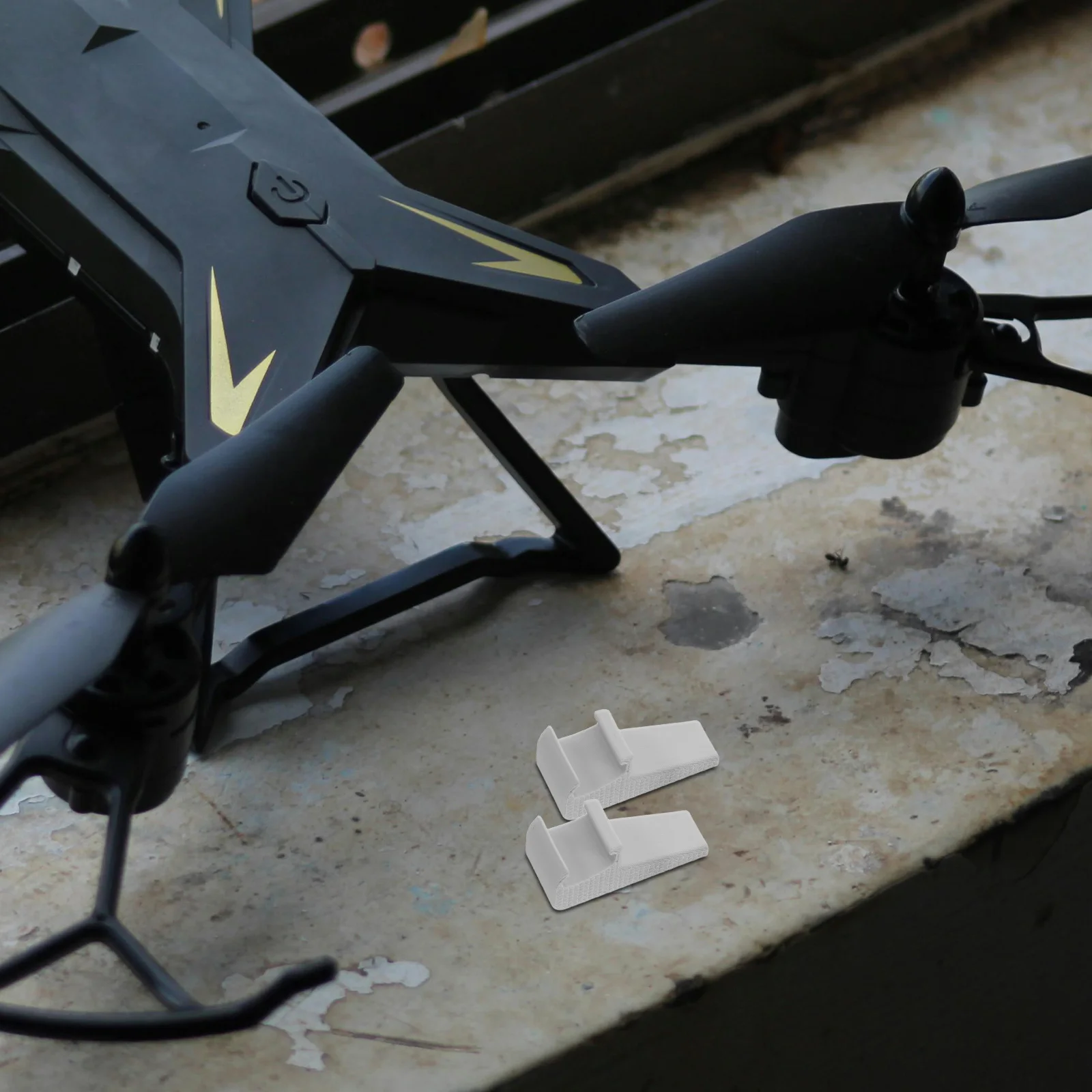 

1Pair Landing Gear Heightening Bracket Rear Leg Rack Lightweight Stability Drone Landing Accessory for