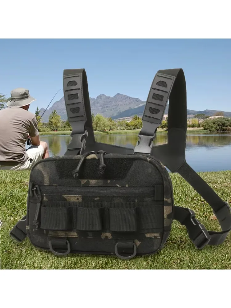 AliExpress NONE Fishing Chest Bag Men's Tactical Bags Waterproof Climbing Camping Backpacks Outdoor Travel Vest Backpack Fanny Pack Cycling Sack