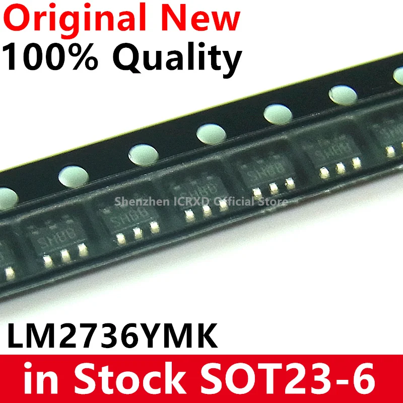 

10PCS LM2736YMK LM2736YMKX LM2736 marking SHBB SOT23-6