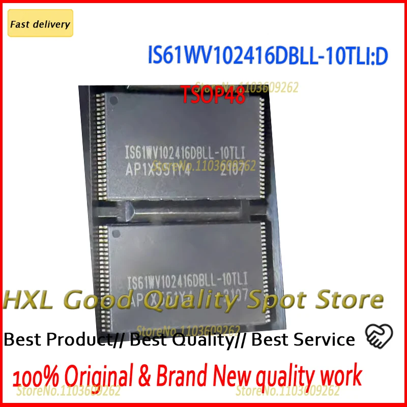 Original Genuine 1PCS /lot  IS61WV204816BLL-10TLI IS61WV204816BLL  IS61WV204816  61WV204816 TSOP48