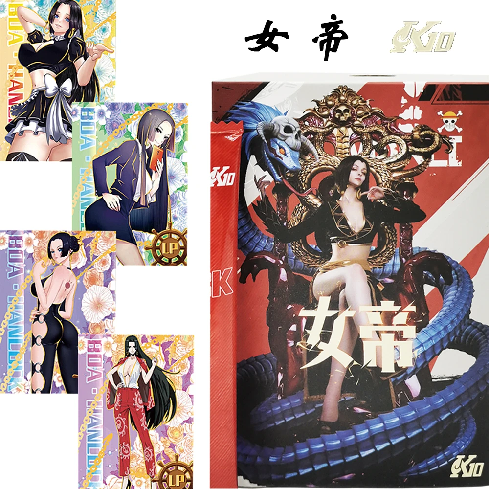 

Female Emperor Cards Goddess Story Collection Hancock Sasuke Tanjirou Popular Character Dimensional Love CP Cards Children Gifts