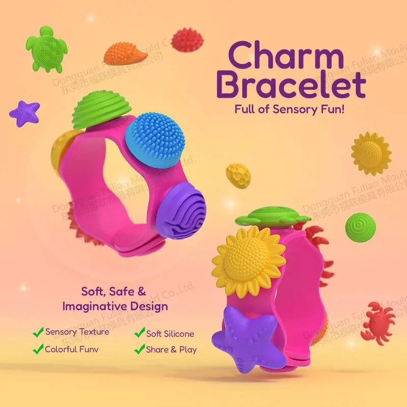 generic-silicone-sensory-charm-fidget-toys-set-kids-animal-shaped-textured-toys-for-children-tactile-stimulation-stress-relief