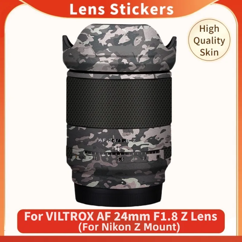 For VILTROX AF 24mm F1.8 For Nikon Z Mount Decal Skin Vinyl Wrap Film Camera Lens Protective Sticker Protector Coat 24 1.8 F/1.8