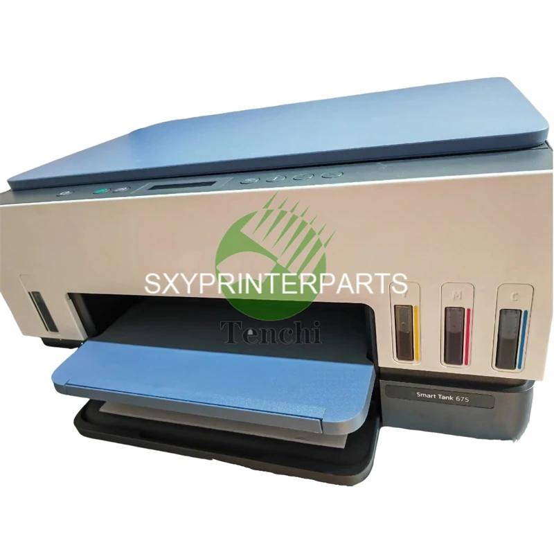 

99% NEW for H-P Smart Tank 675 All-in-One Auto Duplex WiFi Integrated Ink Tank Colour Printer, Scanner, Copier 3YP17AA+X4E75AA