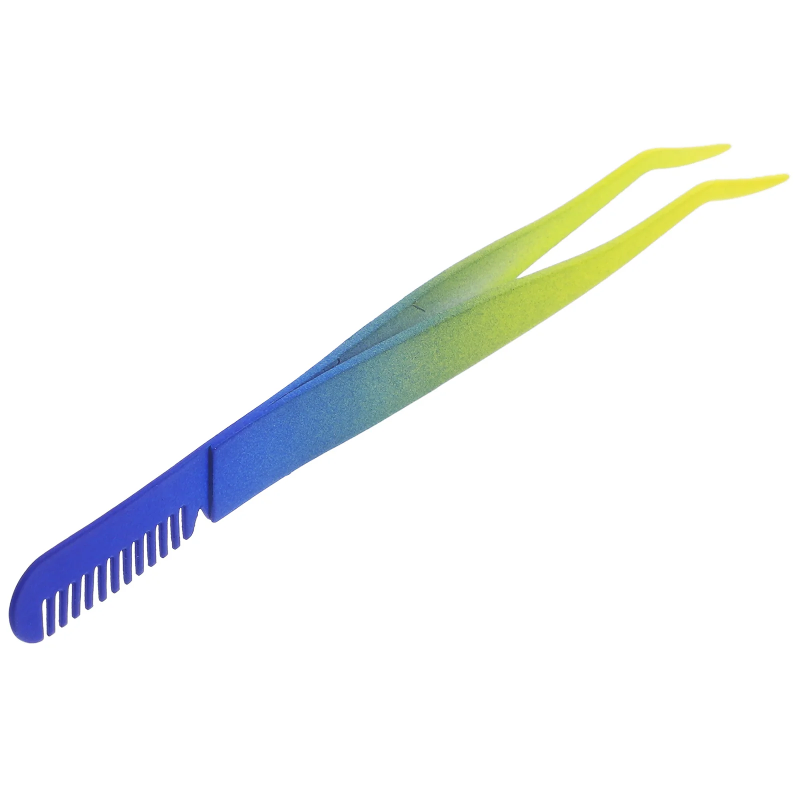 Pince à sourcils en acier inoxydable, outil applicateur de cils, Extension de cils, peigne, coupe de sourcils de précision multifonction