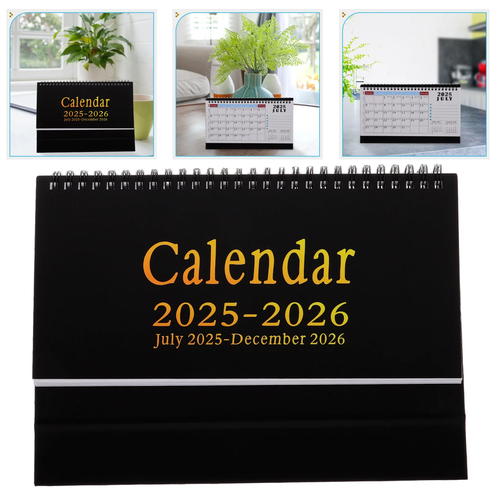 

18-месячный стол 2026, минималистичный флип для офиса, украшения дома, стоячий настольный календарь, небольшой настольный органайзер, палатка