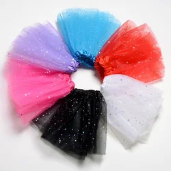 Colorful Kids Skirts Newborn Girl Bloomers Sequins Photography Prop Mesh Skirt 1-7 Years