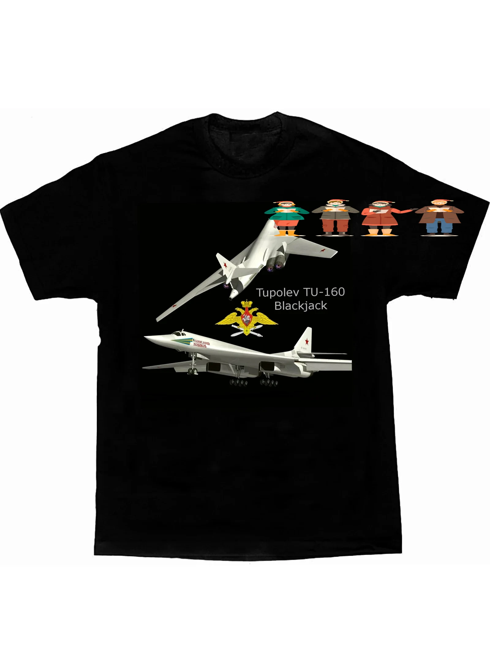 Russian Tupolev Tu-160 Blackjack Strategic Bomber T Shirt. Short Sleeve 100% Cotton Casual T-shirts Loose Top Size S-3XL