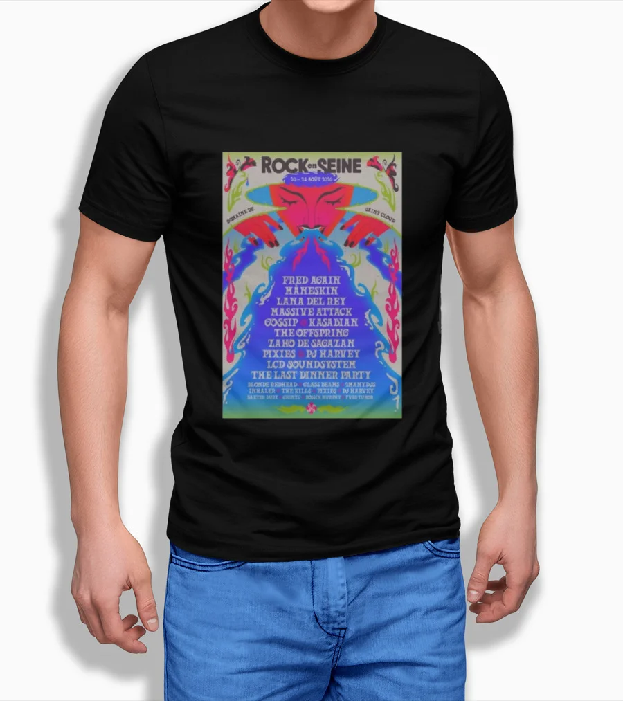 2026 Summer Music Festival New Men's Pure Cotton T-shirt Comfortable, Breathable, High Quality Ins Y2K