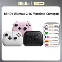8BitDo Ultimate Wireless 2.4G Gaming Controller with Charging Dock,ALPS Joystick Gamepad for PC, Windows 10, 11, Steam, Android