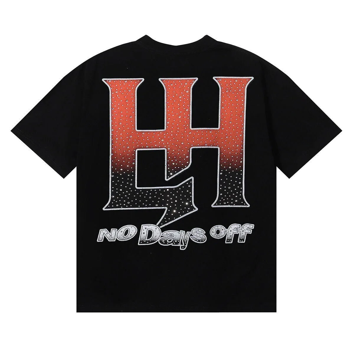 Life Hustlers Football Babe Embroidered T-Shirt with Beads - Men's and Women's Loose-Fitting Casual Short Sleeve Summer Shirt