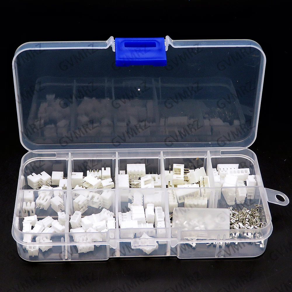 230PCS/lot PH2.0 2p 3p 4p 5 pin 2.0mm Pitch Terminal Kit Housing Pin Header JST Connector Wire Adaptor PH Kits for 3D printer 3p