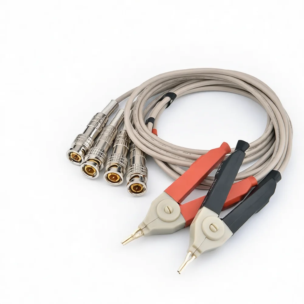 Precision Kelvin Test Lead For LCR Digital Bridge SMD Patch Clamp Stable Electrical Resistance Measurement Tool