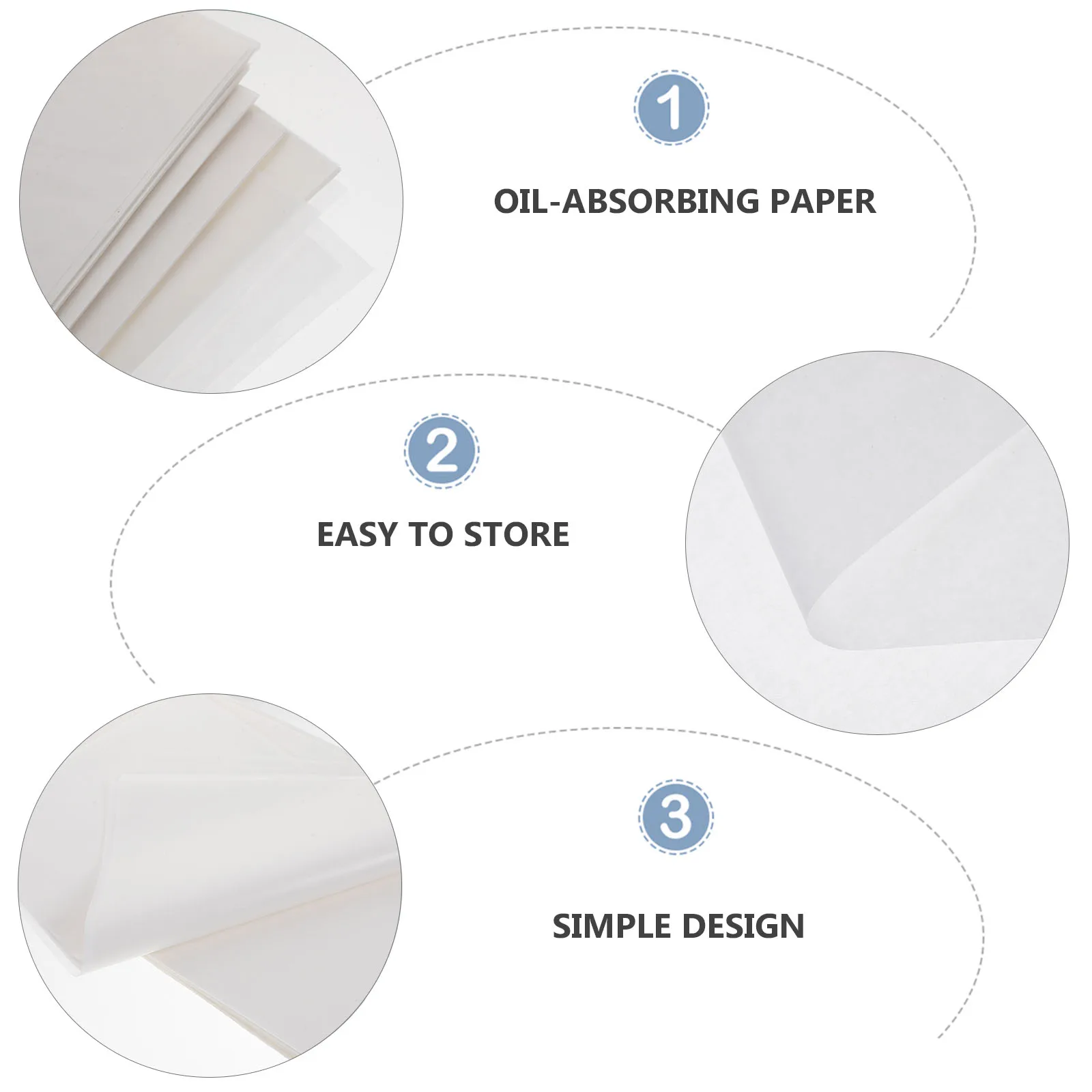 

500pcs Greaseproof Food Wrapping Paper Sheets Parchment Paper For Burgers Sandwiches French Fries Baking Liner