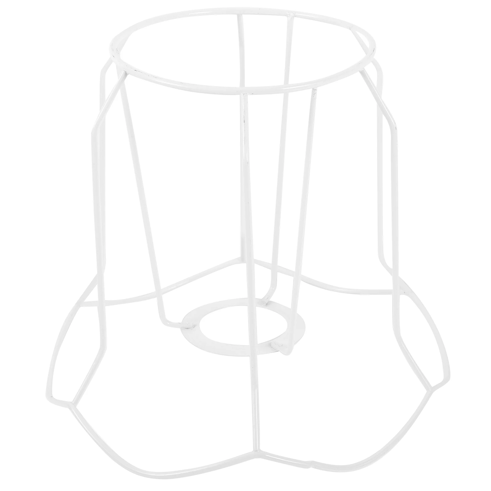 

Sturdy Iron Lampshade Frame Diy Wire Light Bracket For Table Desk Lamp Durable Decorative Frames Home Office Cafe Easy Install