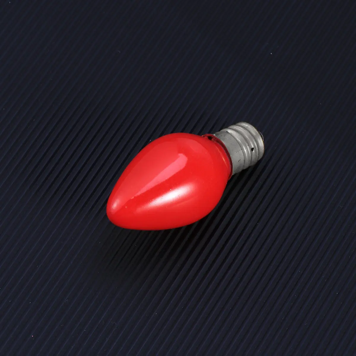 50Pcs Stainless Steel Light Bulbs 7W E12 220V Red Lamp Bulb for Holiday Displays Chandeliers Wall Sconces Decorative Fixtures