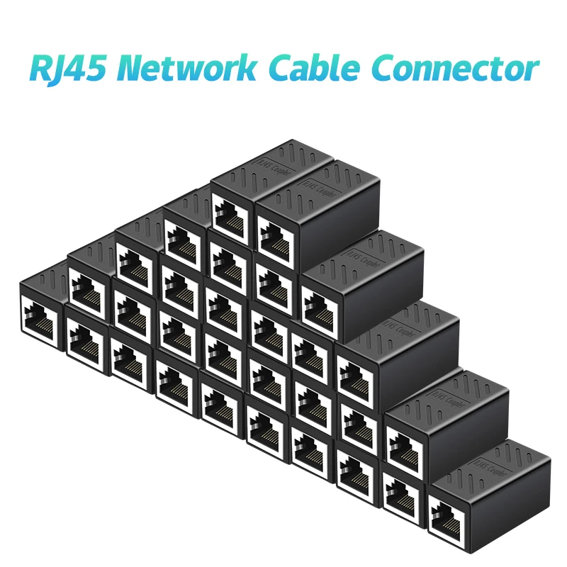 1/10/20PCS RJ45 Ethernet Koppler Buchse auf Buchse Inline Adapter Für Cat8/Cat7/Cat6/Cat5e Kabel Extender Für PC/Router/PS5/Xbox