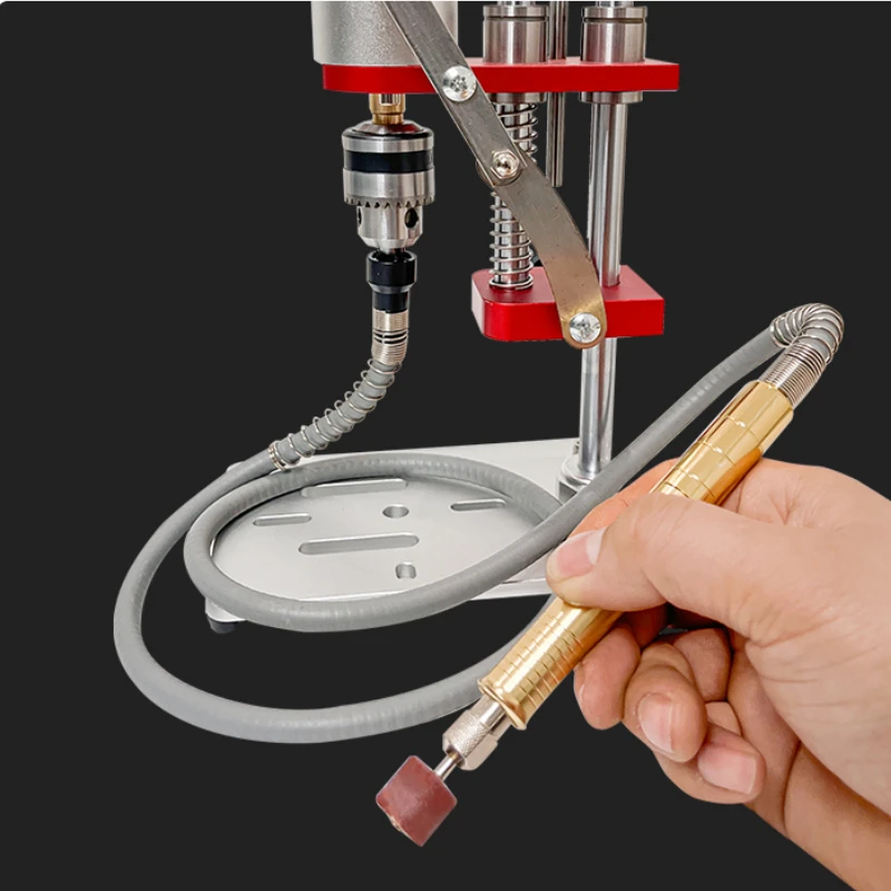 

Mini Household Micro Desktop Variable Speed DC Metal Jade Polishing Drilling Small Table Drill Precision Electric Drill