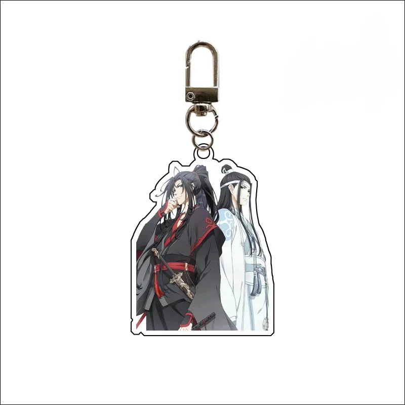 Chinese Style Comics Acrylic Weiwuxian Lanwangji Waterproof Exquisite Key Chains Hot Selling Fashion Jewelry Pretty Accessories