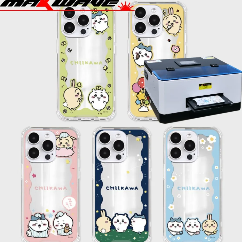 Коммерческий планшетный принтер A5 UV DTF для изготовленных на заказ аксессуаров для телефонов — печать на чехлах, закаленное стекло, чехлы для воздушных подах