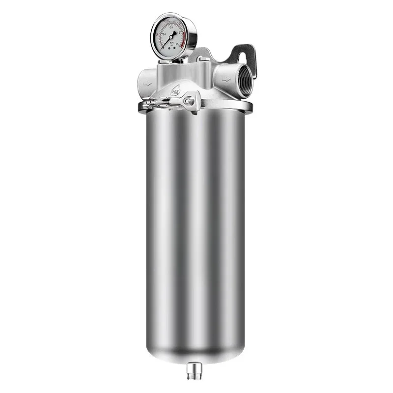304 stainless steel pre-filter large flow industrial circulation cement sand well water large diameter high pressure water