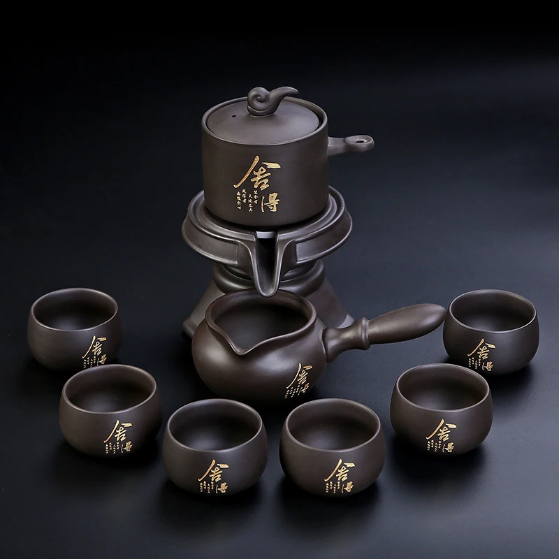 

Semi Automatic Kung Fu Service Tea Set Kettle Afternoon Luxury Tea Set Maker Vintage Ceramic Wasserkocher Teapot Ceramic AB50TS