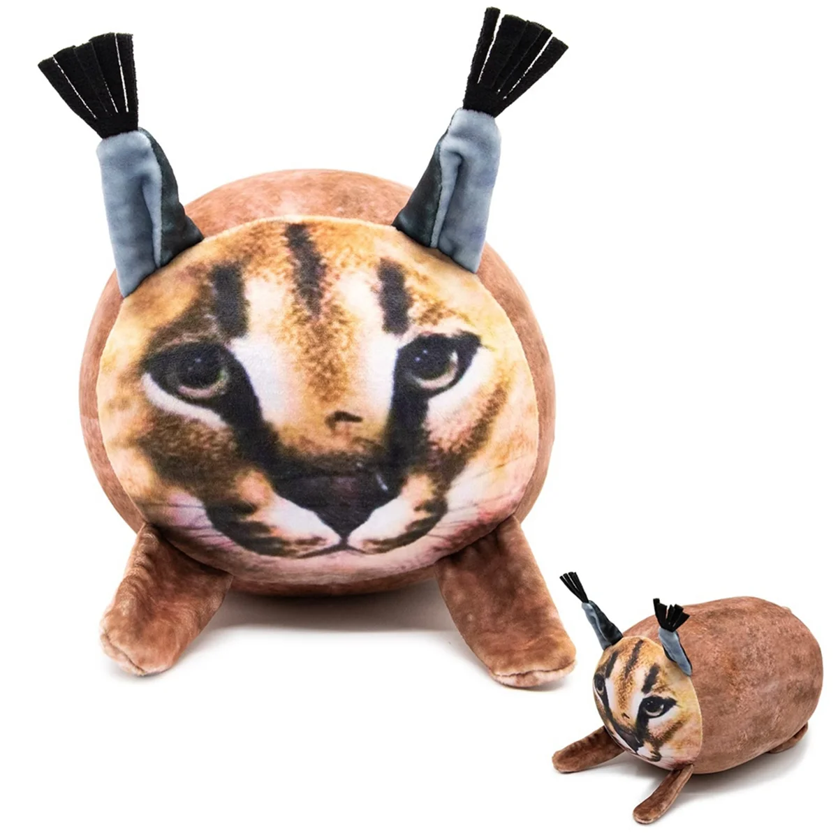 Floppa Plush 8In Caracal Chubby Pillow Cat Stuffed Animal Plush Toy for Kids, Anime Fan Gifts, Decoration