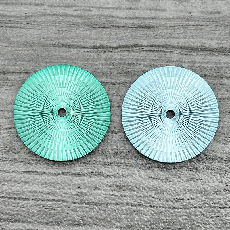 NH35 Dial 28.5mm Dial Fits NH35 NH36 4R35 7S 2824 8215 2836  Movement Crown at 3.0/3.8 Oclock SKX007 Watch Dial Refit Parts