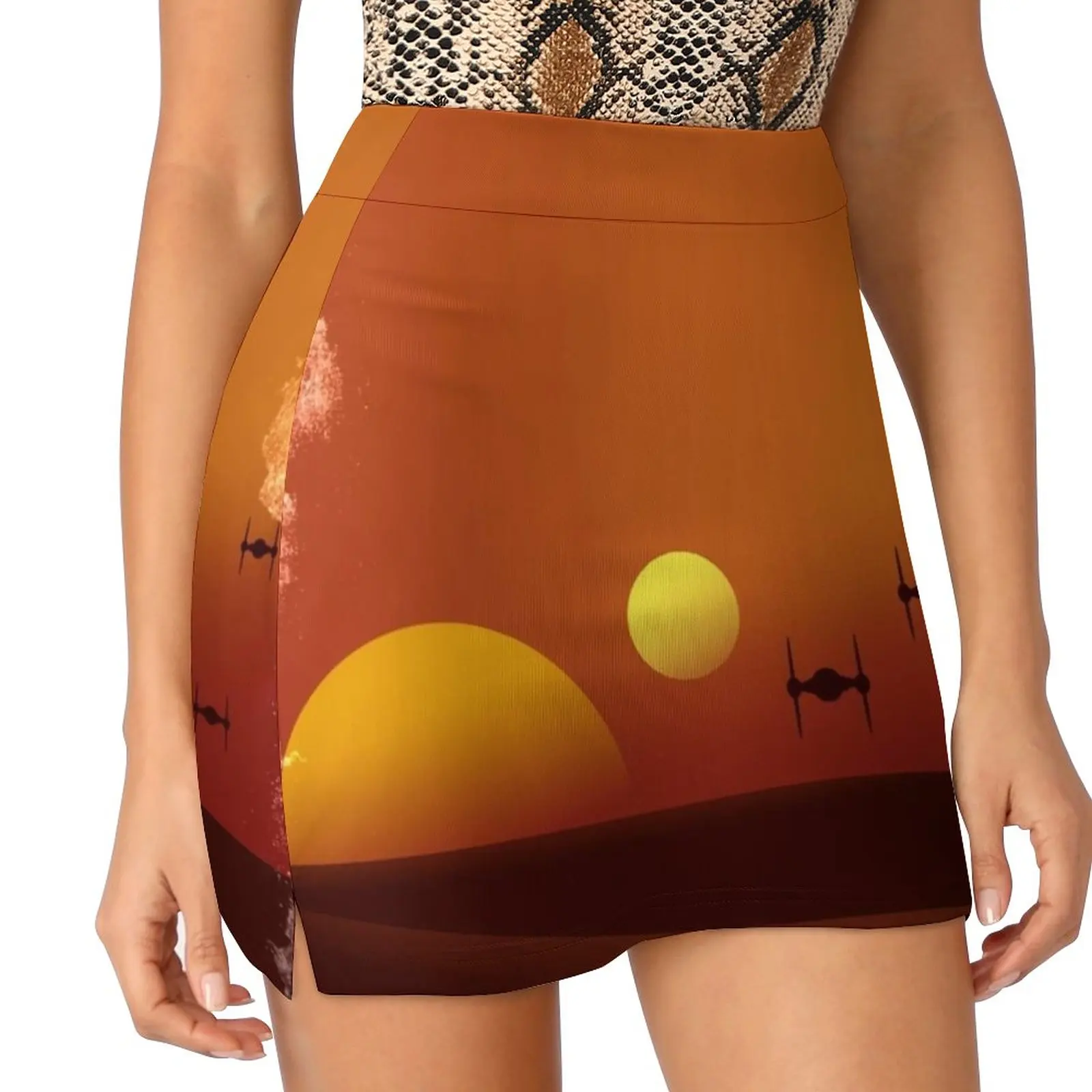 

Tatooine Skirts Woman Fashion 2022 Pant Skirt Mini Skirts Office Short Skirt Tatooine Tatooine Sun Sunset Luke Skywalker Han