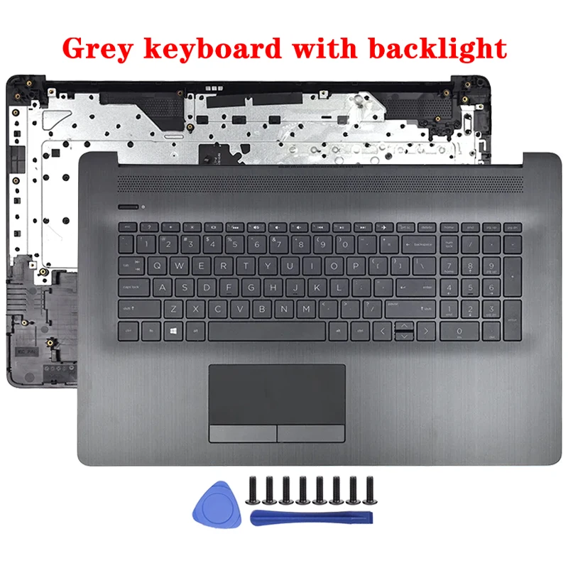 

NEW Laptops Case Palmrest Keyboard Top Case For HP 17-BY 17-CA Series Laptop Accessories Notebook