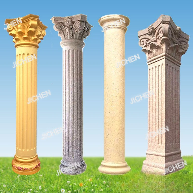 

Roman Column Mold Cylinder European Building Formwork Cement Model Gate Column Decorative Modeling