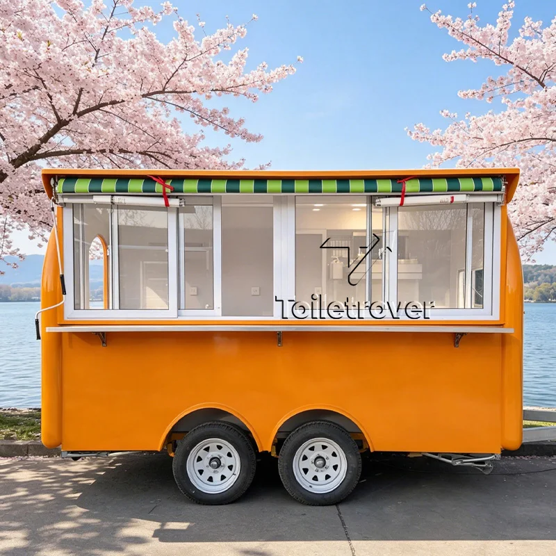 

Mobile Food Trailers Fully Equipped Usa Approved Step Food Trucks Sale Commercial Fast Food Truck for Pizza Hot Dog
