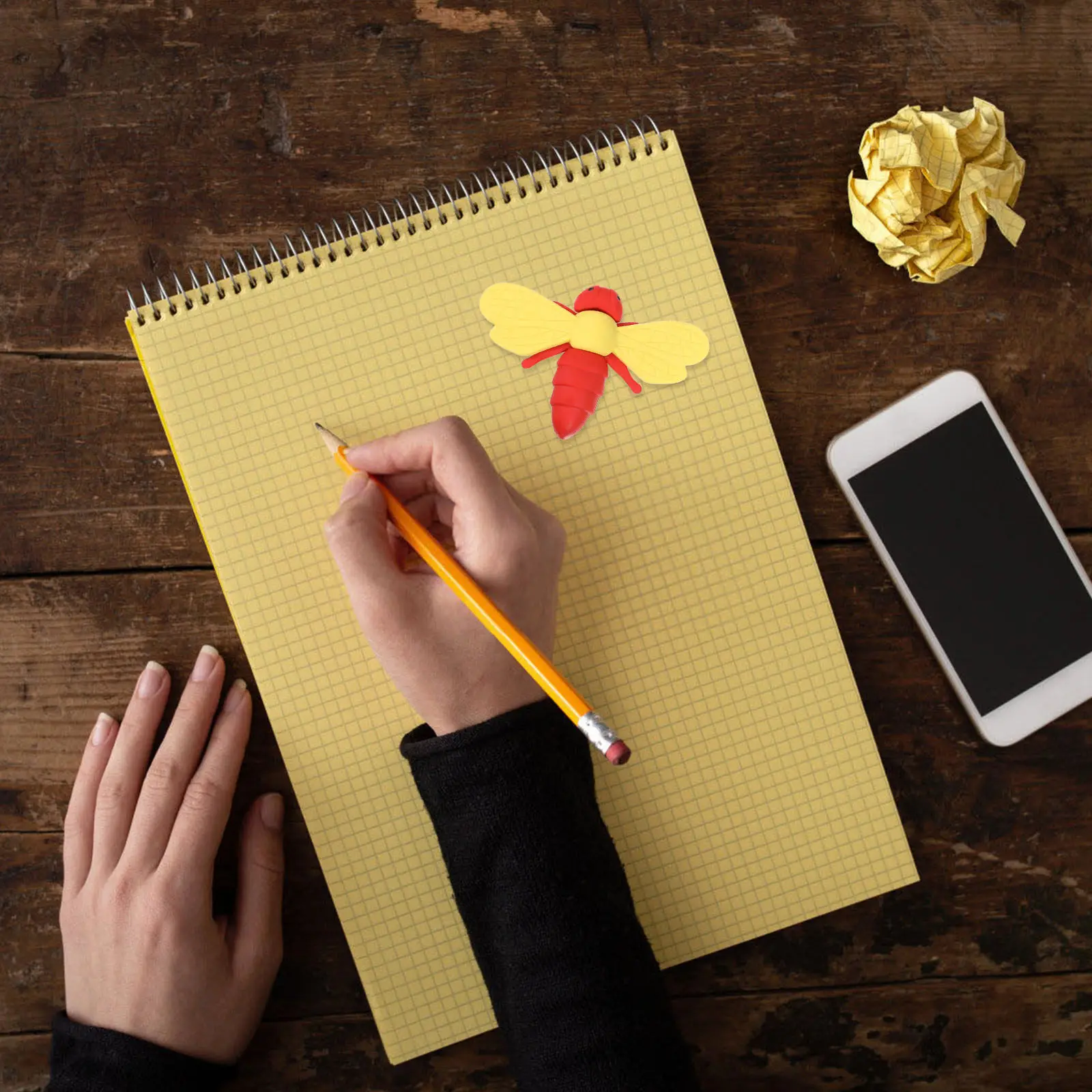 

Набор из 20 ластиков в форме насекомых: креативные канцелярские принадлежности для школьников, необычные резиновые ластики для вечеринок