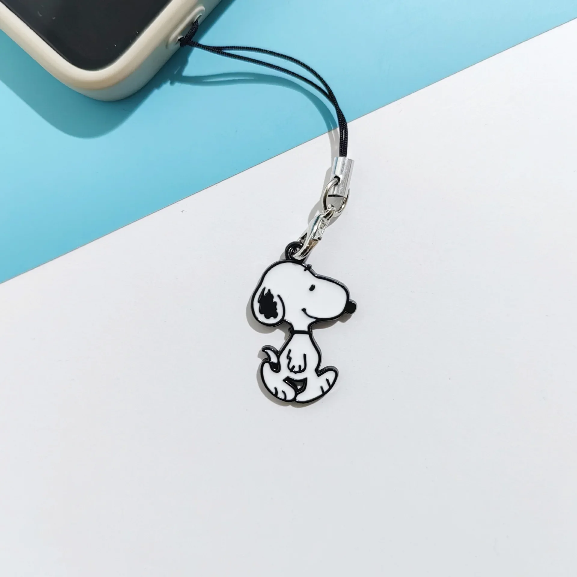 Snoopy New Alloy Pendant Cute Cartoon Mobile Phone Decoration Zipper Pendants Zipper Strap Accessories Kawaii Ornament Kids Gift
