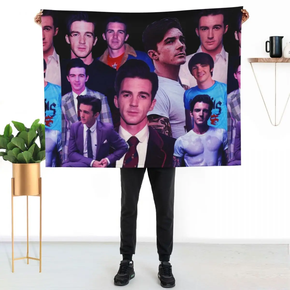 Drake bell collage tribute design 2022 Throw Blanket Cute Soft for babies Bed cosplay anime For Baby Blankets