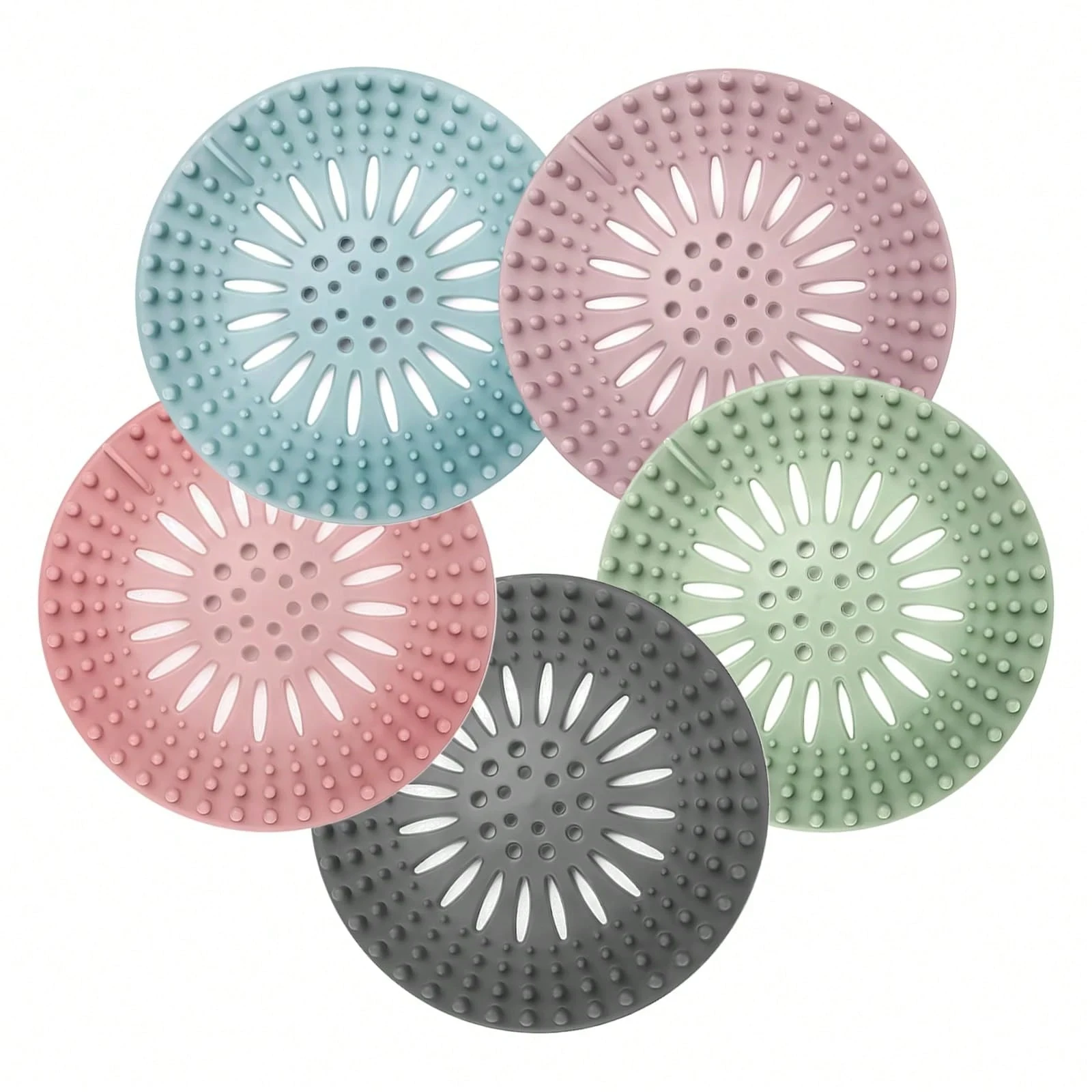 

Effective Hair Stopper for Bathroom Drains - Clog-Free Shower & Sink Strainer Filter (Floor Drain Compatible)