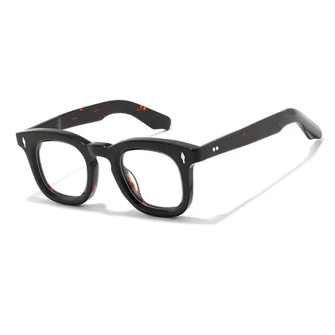 Japanese Acetate Frame Men Brand Design Vintage Retro Reading Glasses Women Prescription Eyeglasses Men Sunglasses UV400 Eyewear