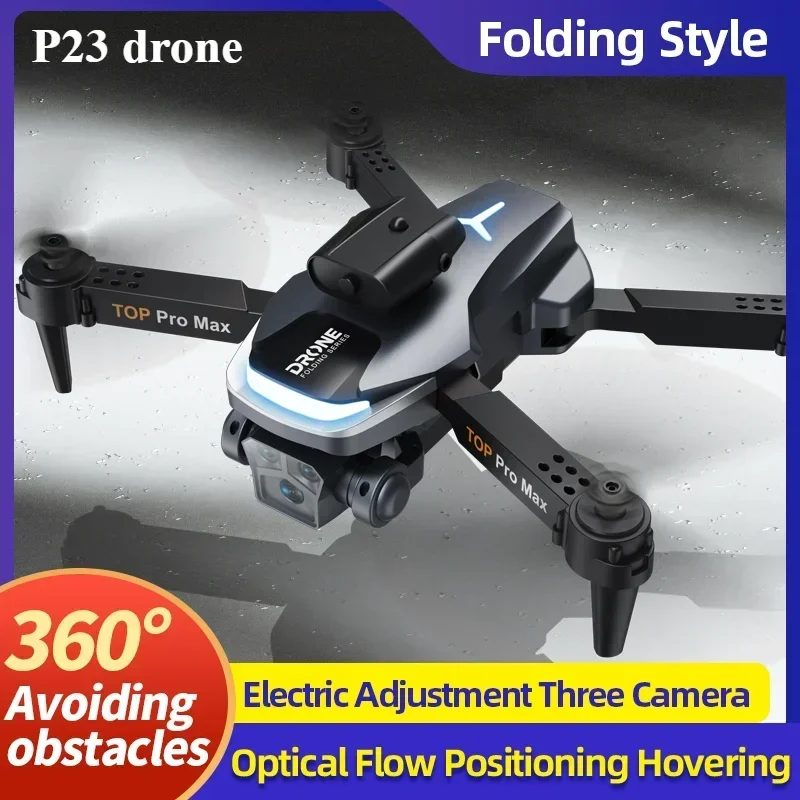 

P23 Drone HD Triple Camera Brushless Motor Optical Flow Obstacle Avoidance HD Aerial Photography Rc Quadcopter FPV