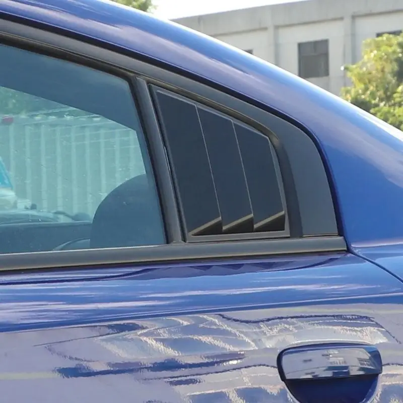 D5BE ABS Material Side Window Louvers Ventilated Side Covers for Post 2011 Car Models Boosts Appearance & Functionality