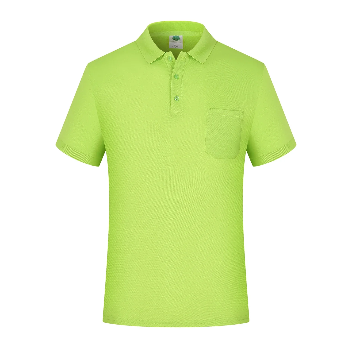 Top Quality Summer New Solid Color Men's Polo Shirt High-end Custom Logo Short Sleeve Casual Fashion Lapel Men's Shirt