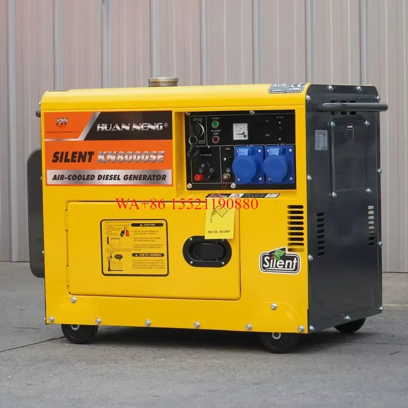 WMWMNU for Silent Diesel Generator Small Household Single Three Phase 5 8 10kW 220V 380V Chongqing Origin 3 Month Warranty