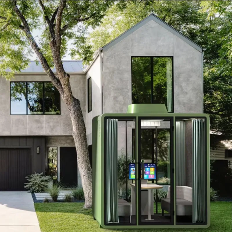 Soundbox Soundproof Office Pod Sound Proof Office Meeting Pod Phone Soundproof Phone Booth Modern Outdoor Customized