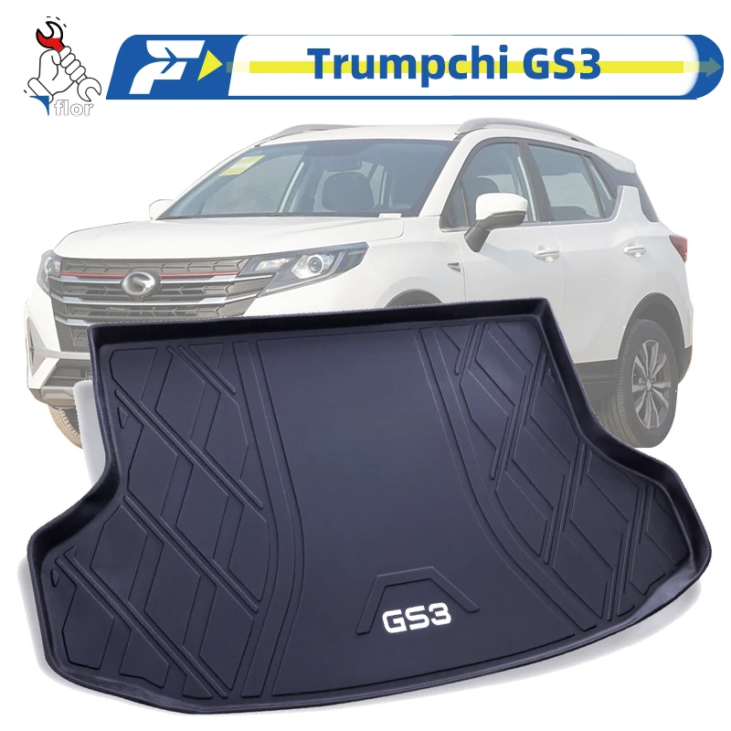 

Для Trumpchi GS3 2017-2023 TPE коврик в багажник автомобиля на заказ подкладка в багажник всесезонный коврик для багажника защитный коврик для багажника водонепроницаемый коврик