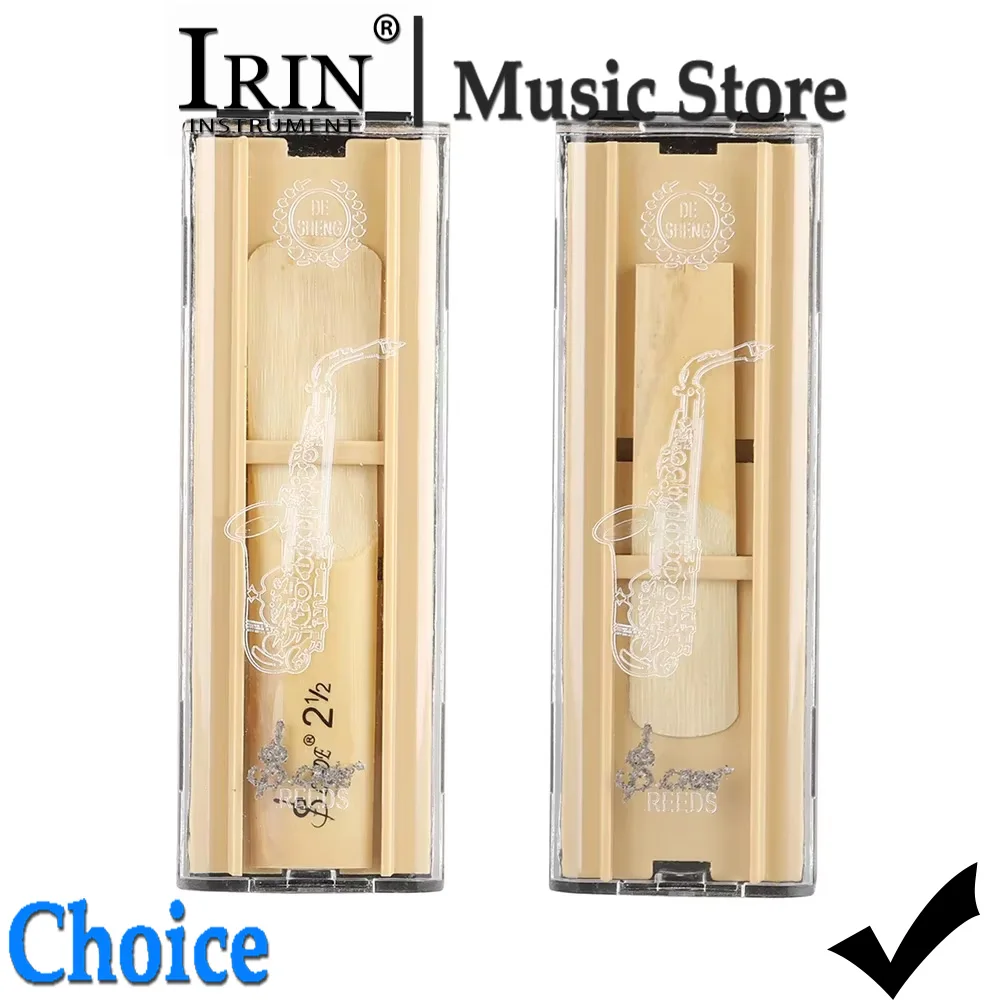 SLADE Reeds Case Sax Saxophone Clarinet Oboe Reeds ABS Transparent Case Storage Box Wear Resistant Waterproof General 2 Grids