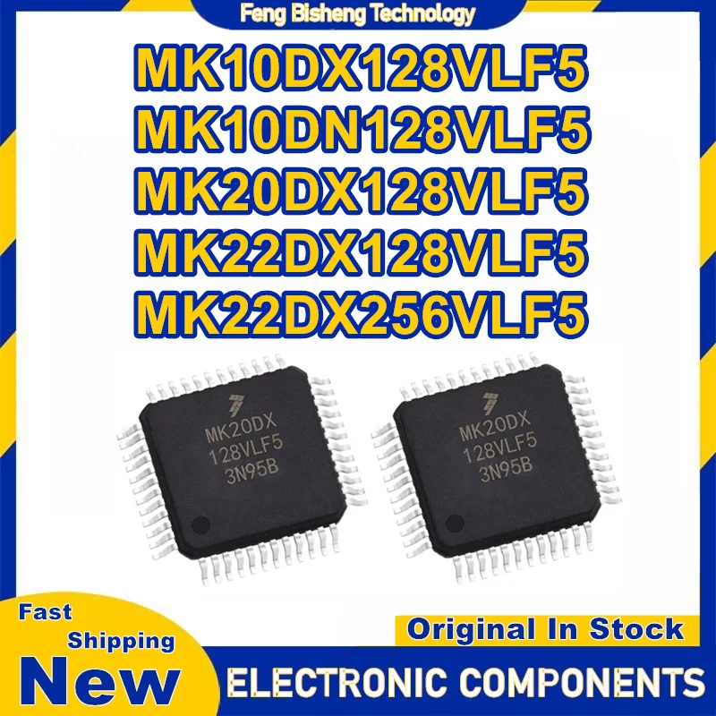 MK10DX128VLF5 MK10DN128VLF5 MK20DX128VLF5 MK22DX128VLF5 MK22DX256VLF5 IC Chip 100% Nieuwe Originele op voorraad