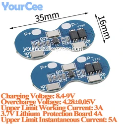 20pcs/1pc 2S 7.4V 8.4V 3A Li-ion Lithium Battery 18650 Charger Protection Board Module BMS PCM Lipo Battery 2 Cell Pack 2S-A18